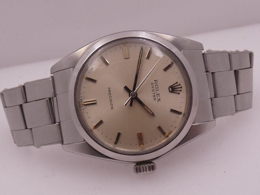 Rolex Oyster Precision 6426 With PAPERS Anno1974 Hand Winding Rivet Bracelet Acciaio - immagine 7