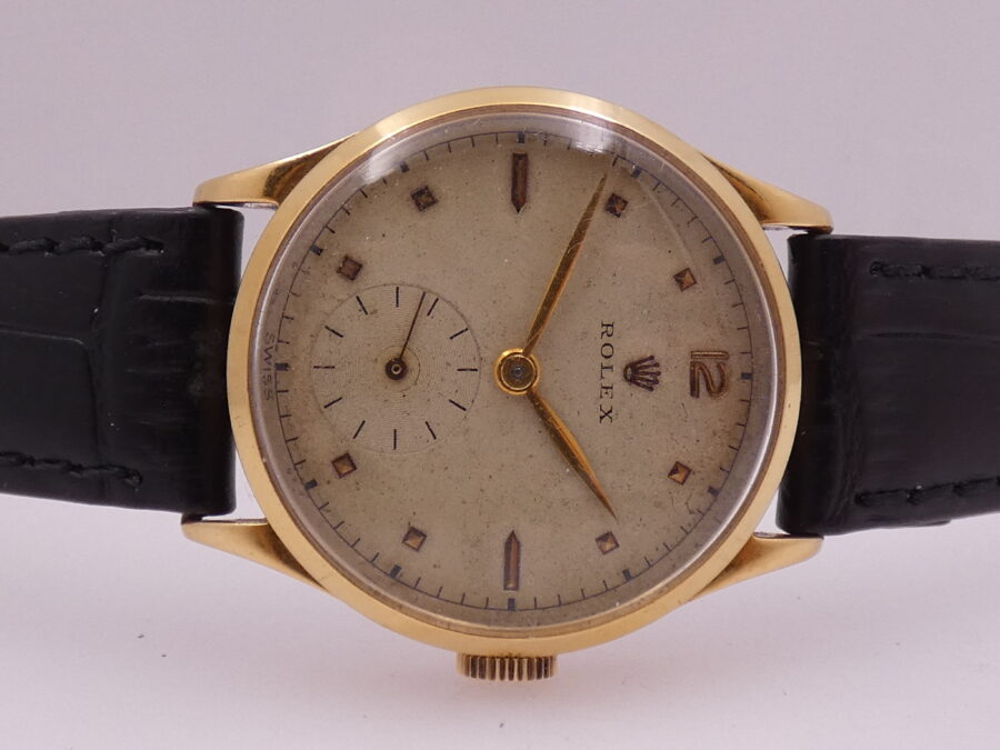 Rolex Precision Chronometer 2552 18Kt Solid Gold YEAR 1955 Manual Winding - immagine 7
