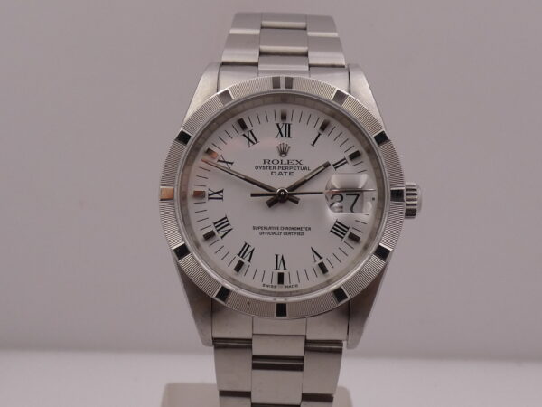 Rolex Oyster Perpetual Date 15210 No Holes BOX&PAPERS Automatico Anno 1996 Bracciale Oyster