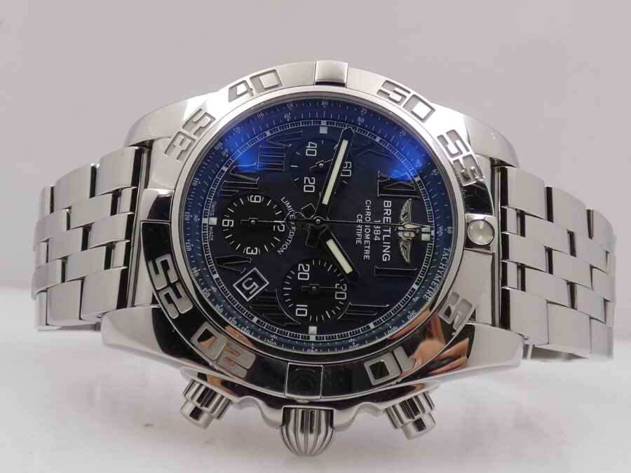 Breitling Chronomat Chronometre AB01111 Mop Dial With PAPERS Japan Limited Edition 500pcs anno 2018 - immagine 6