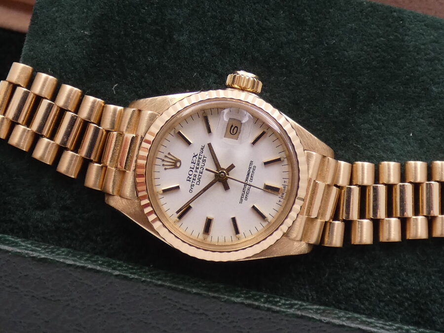 Rolex Lady-Datejust 6917 President 18Kt Solid Gold Automatico Anno 1979 - immagine 6