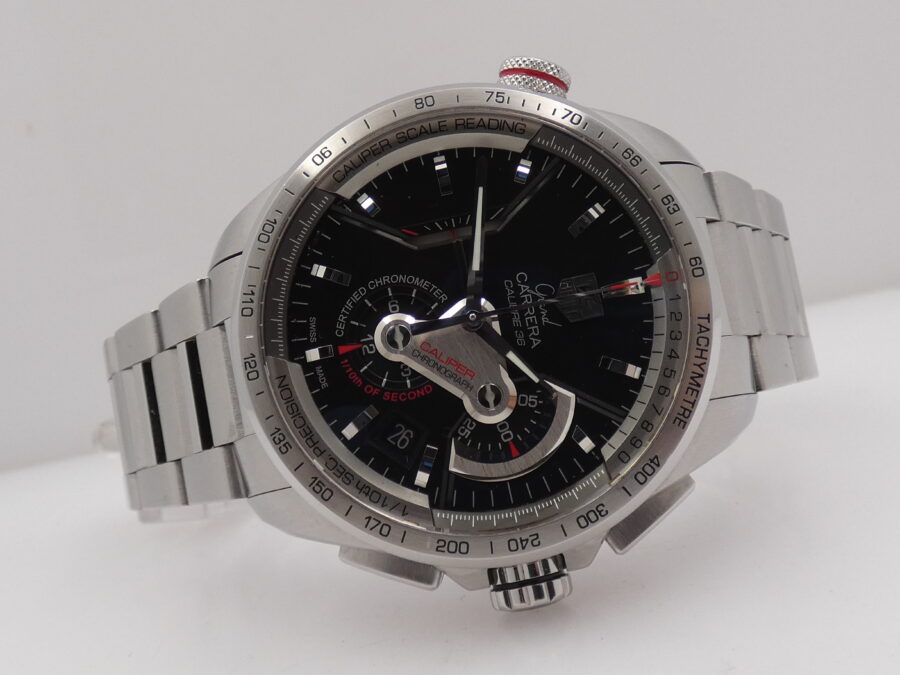 TAG Heuer Grand Carrera Calibre 36 El Primero Chrono BOX&PAPERS Cronometro COSC Automatic anno 2015 - immagine 6