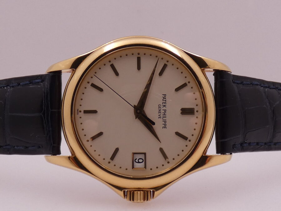 Patek Philippe Calatrava 5127J 37mm Automatico 18Kt Solid Gold BOX&PAPERS anno 2005 MINT CONDITION - immagine 6