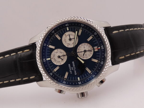 Cronografo Breitling Bentley Mark VI Triple Calendar Moonphases P19362 Platinum Bezel Special Edition With BOX