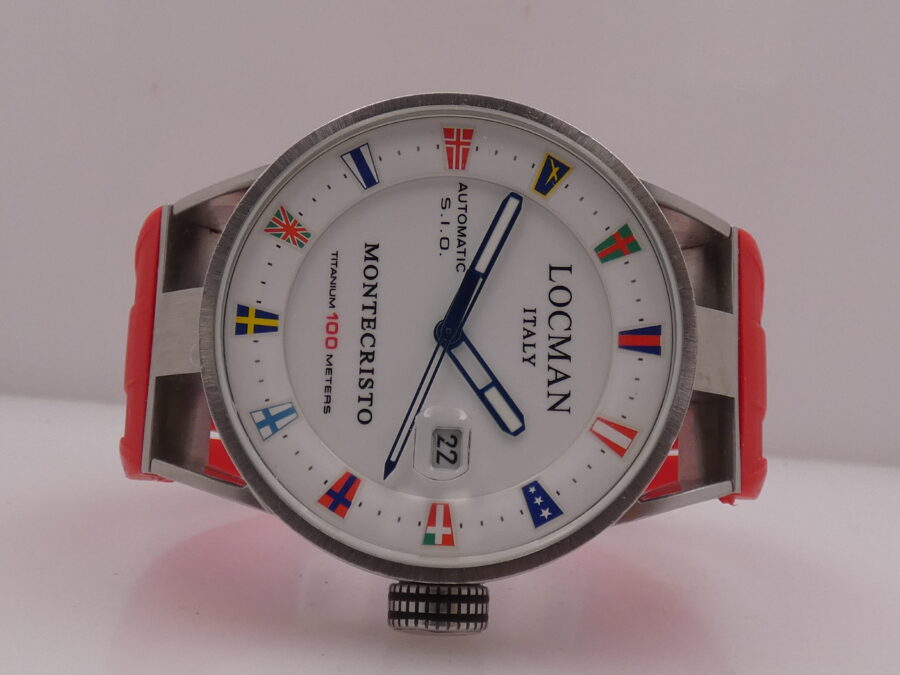 Locman Montecristo Yacht Club Titanio 44mm BOX&PAPERS White Dial Automatic S.I.O. Ref. 511 - immagine 6