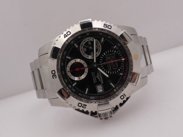 Longines HydroConquest Chronografo 300m Automatic With BOX Acciaio Anni'2000s With Bracelet