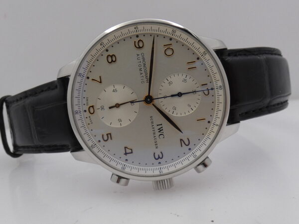 IWC Portuguese Cronografo IW3714 With PAPERS Anno 2018 Automatico Acciaio TOP CONDITION