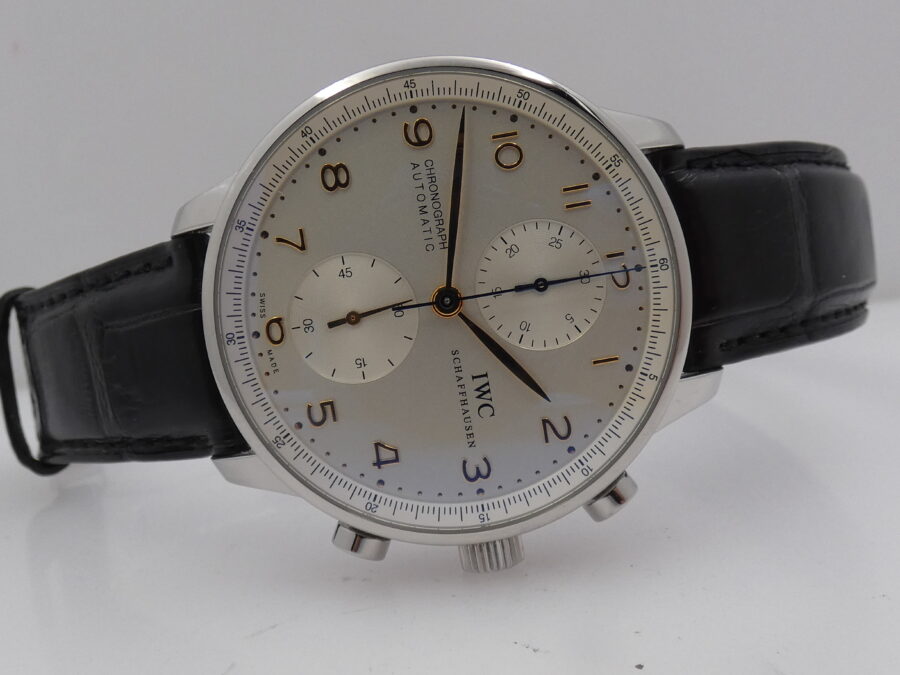 IWC Portuguese Cronografo IW3714 With PAPERS Anno 2018 Automatico Acciaio TOP CONDITION - immagine 7