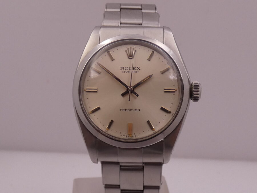 Rolex Oyster Precision 6426 With PAPERS Anno1974 Hand Winding Rivet Bracelet Acciaio - immagine 8