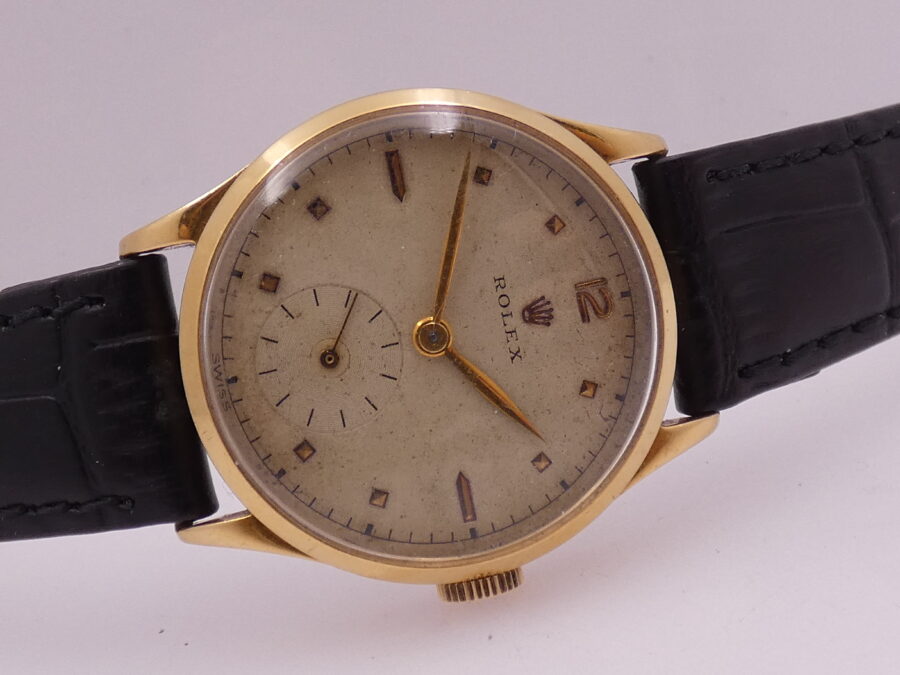 Rolex Precision Chronometer 2552 18Kt Solid Gold YEAR 1955 Manual Winding - immagine 8