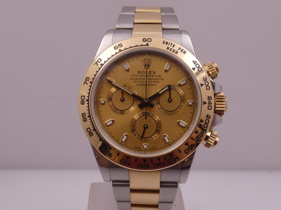 Rolex Daytona Cosmograph 116503 Anno 2022 Chromalight BOX&PAPERS 18Kt Gold&Steel Automatico - immagine 7