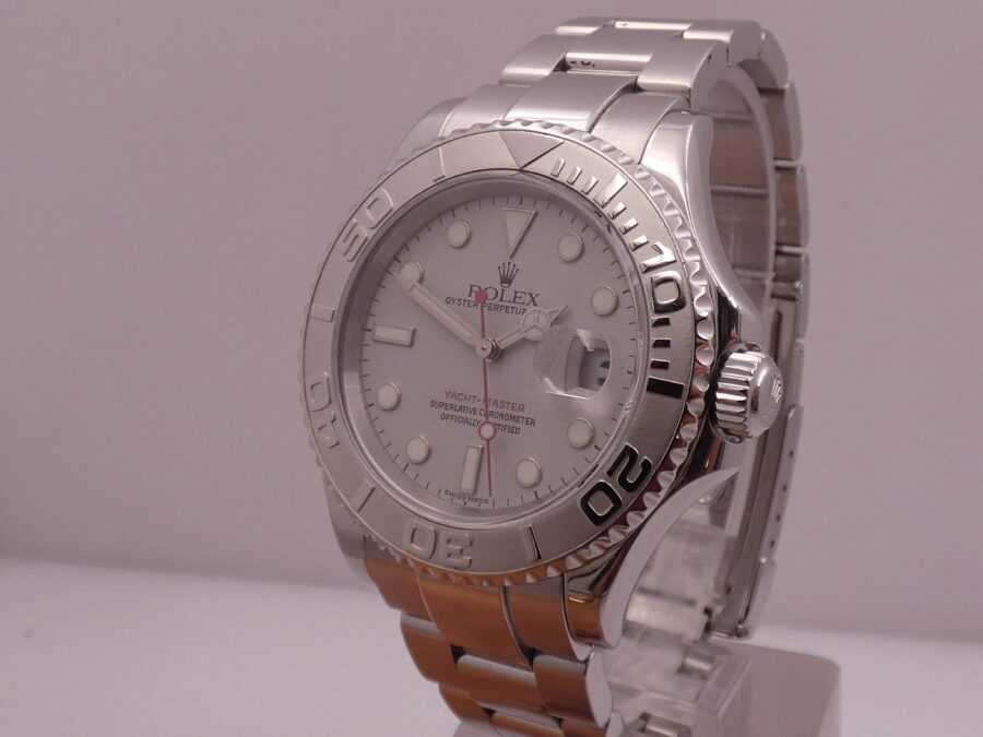Rolex Yacht-Master 40 Rolesium Platinum 16622 Anno 2004 Automatico Oyster Bracelet Acciaio - immagine 7