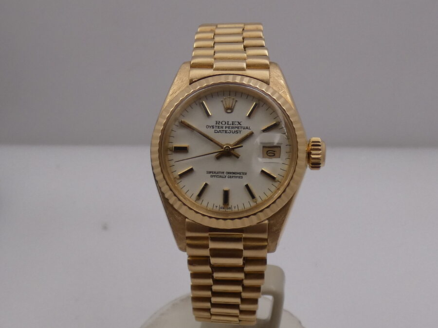 Rolex Lady-Datejust 6917 President 18Kt Solid Gold Automatico Anno 1979 - immagine 7