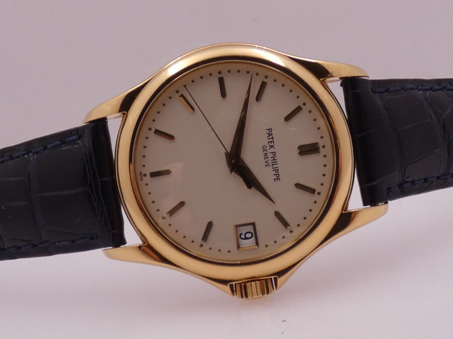 Patek Philippe Calatrava 5127J 37mm Automatico 18Kt Solid Gold BOX&PAPERS anno 2005 MINT CONDITION - immagine 7