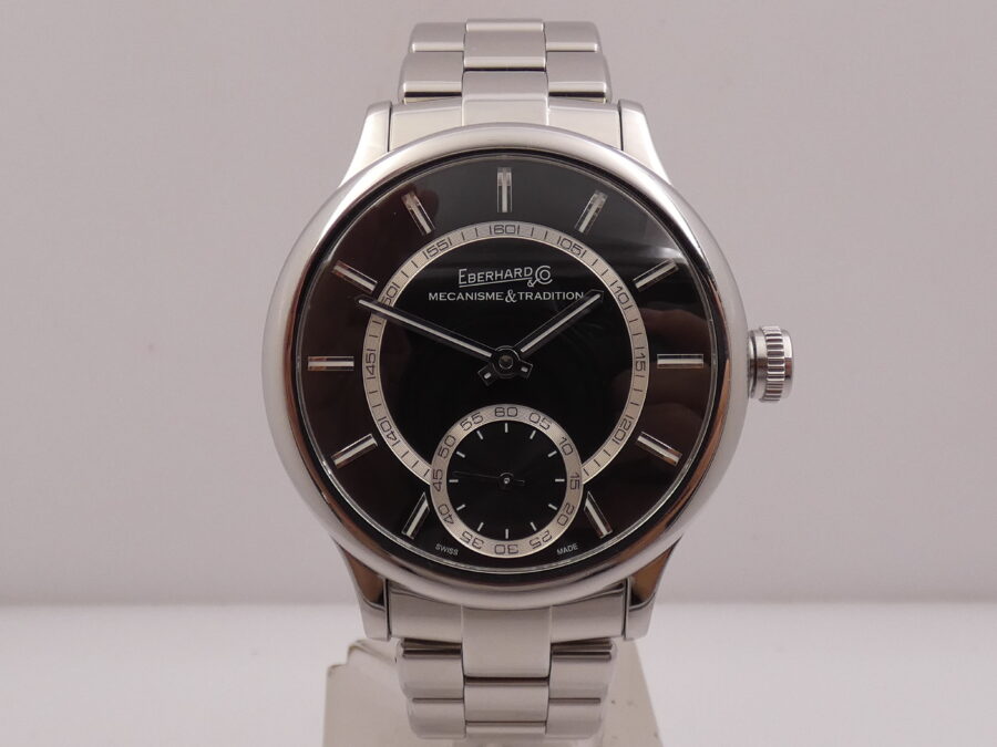 Eberhard & Co. Traversetolo 21116 BOX&PAPERS Anno 2022 Hand Winding With Bracelet Acciaio - immagine 7