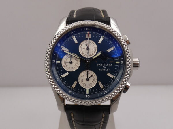 Cronografo Breitling Bentley Mark VI Triple Calendar Moonphases P19362 Platinum Bezel Special Edition With BOX
