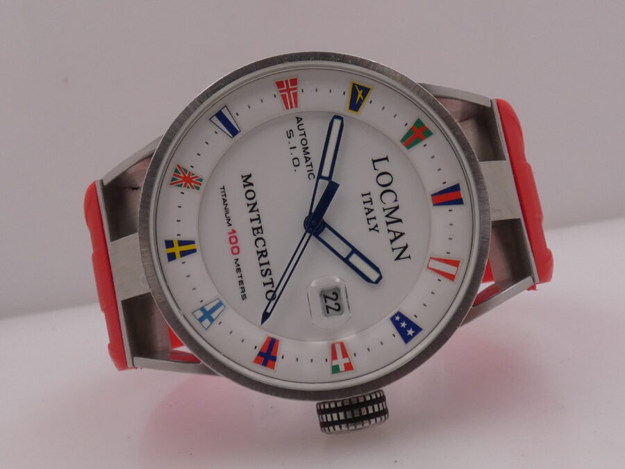 Locman Montecristo Yacht Club Titanio 44mm BOX&PAPERS White Dial Automatic S.I.O. Ref. 511 - immagine 7
