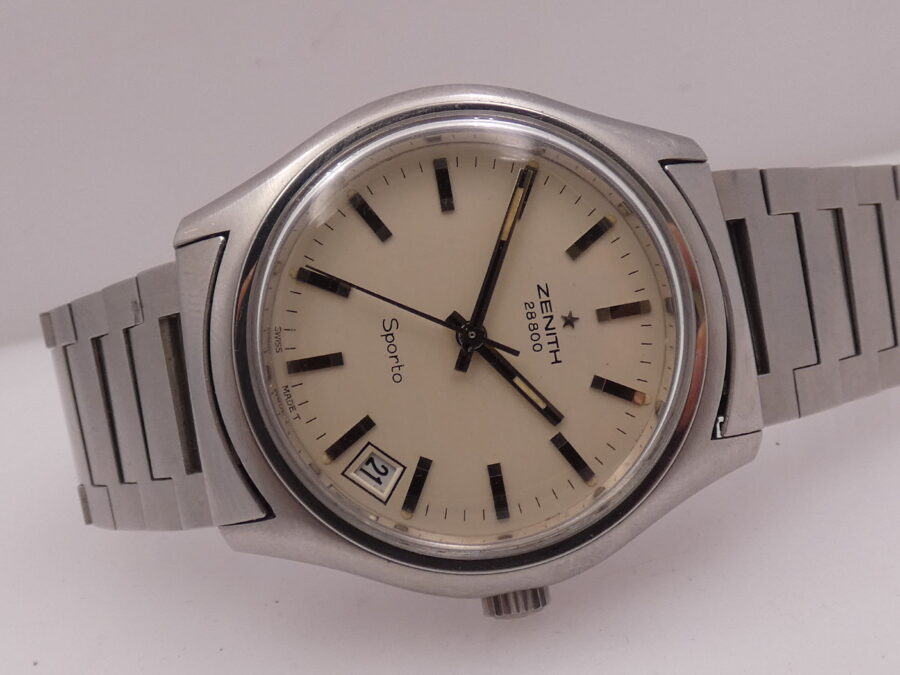 Zenith Stellina Sporto 28800 37mm Steel Anni '70s Hand Winding Cal. 2562C Ref. 01-1310-274 - immagine 6
