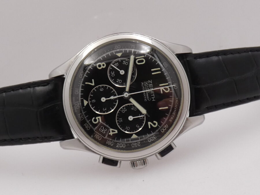 Zenith El Primero Chronografo 38mm 01.0500.400 Automatic Date Anni '2000s Acciaio - immagine 7