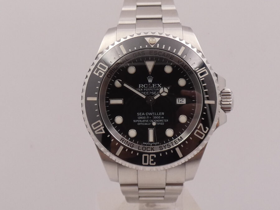 Rolex Sea-Dweller 4000 DEEPSEA 116660 Chromalight BOX&PAPERS ITALIA Anno 2012 Acciaio - immagine 7