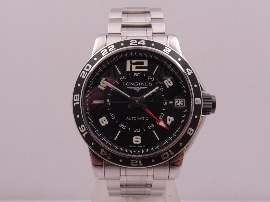Longines Admiral GMT Automatico 42mm L3.668.4 con Scatola Anni '2000s With Bracelet Acciaio - immagine 8