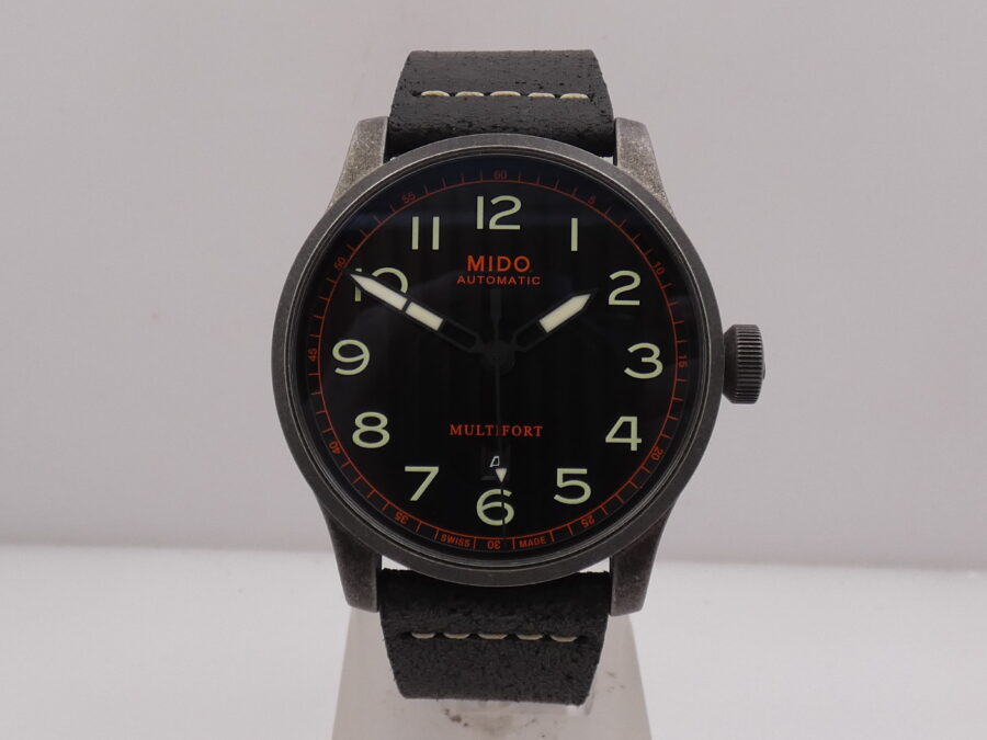 Mido Multifort Arabic 44mm NUOVO BOX&PAPERS Automatic Date March 2025 Steel Ref. M032607A - immagine 8