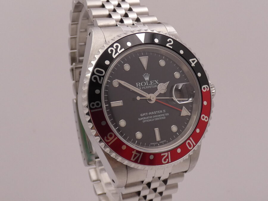 Rolex GMT-Master II Jubilee 16710 Coke BOX&PAPERS Never Polished ANNO 2001 Automatico Acciaio - immagine 8