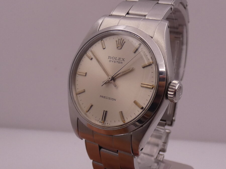 Rolex Oyster Precision 6426 With PAPERS Anno1974 Hand Winding Rivet Bracelet Acciaio - immagine 9