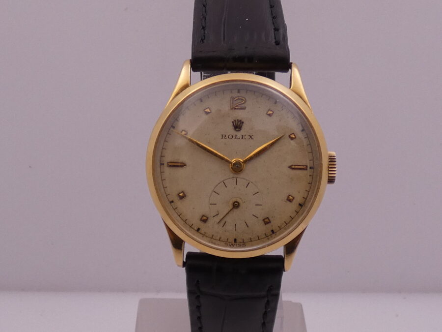 Rolex Precision Chronometer 2552 18Kt Solid Gold YEAR 1955 Manual Winding - immagine 9