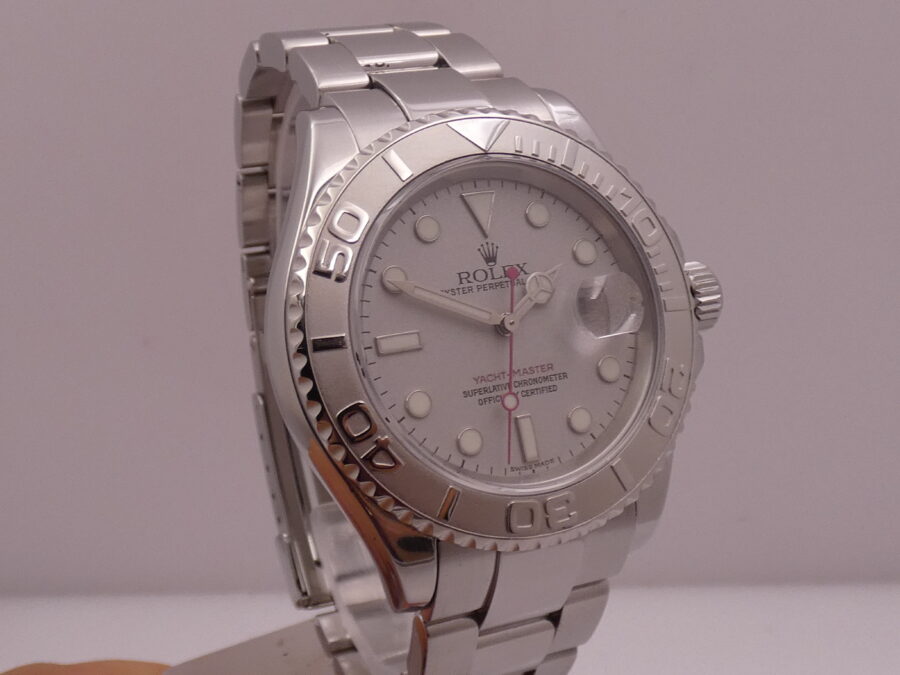 Rolex Yacht-Master 40 Rolesium Platinum 16622 Anno 2004 Automatico Oyster Bracelet Acciaio - immagine 8