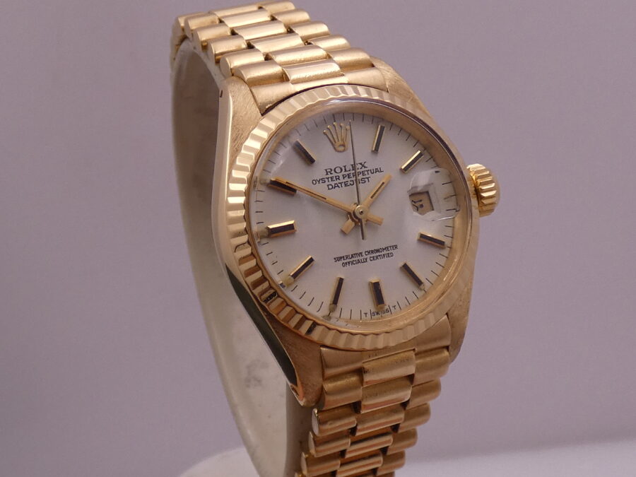Rolex Lady-Datejust 6917 President 18Kt Solid Gold Automatico Anno 1979 - immagine 8