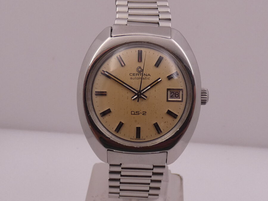 Certina DS-2 Turtle Ds-2 Vintage 38mm Automatic Date SERVICED '70s Acciaio With Bracelet Ref. 5801 300 - immagine 9