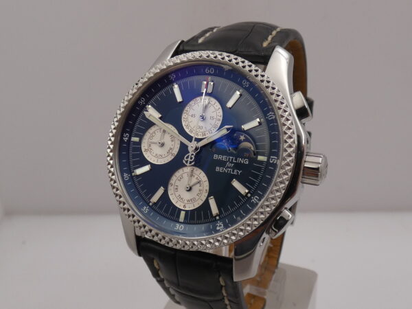 Cronografo Breitling Bentley Mark VI Triple Calendar Moonphases P19362 Platinum Bezel Special Edition With BOX