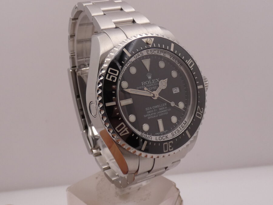 Rolex Sea-Dweller 4000 DEEPSEA 116660 Chromalight BOX&PAPERS ITALIA Anno 2012 Acciaio - immagine 8