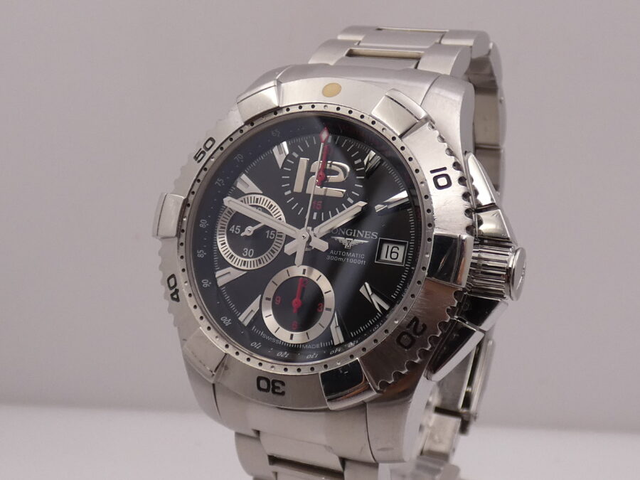 Longines HydroConquest Chronografo 300m Automatic With BOX Acciaio Anni'2000s With Bracelet - immagine 10