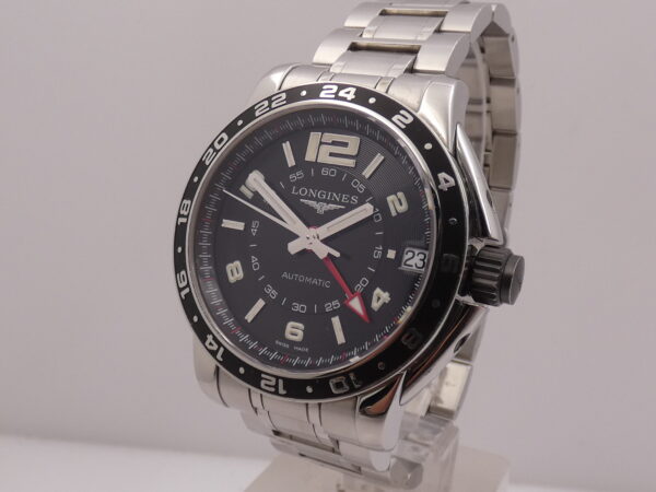 Longines Admiral GMT Automatico 42mm L3.668.4 con Scatola Anni '2000s With Bracelet Acciaio