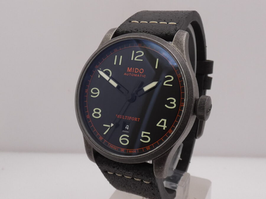 Mido Multifort Arabic 44mm NUOVO BOX&PAPERS Automatic Date March 2025 Steel Ref. M032607A - immagine 9