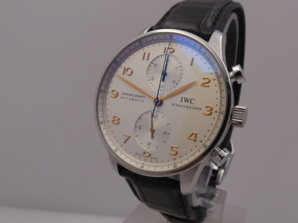 IWC Portuguese Cronografo IW3714 With PAPERS Anno 2018 Automatico Acciaio TOP CONDITION