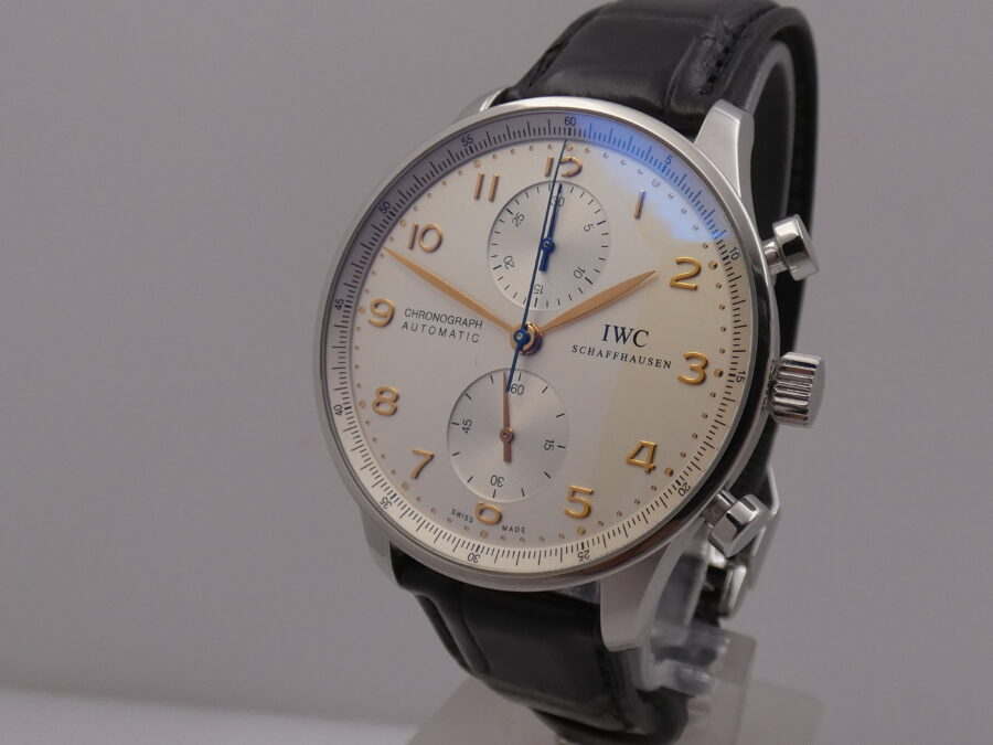 IWC Portuguese Cronografo IW3714 With PAPERS Anno 2018 Automatico Acciaio TOP CONDITION - immagine 9