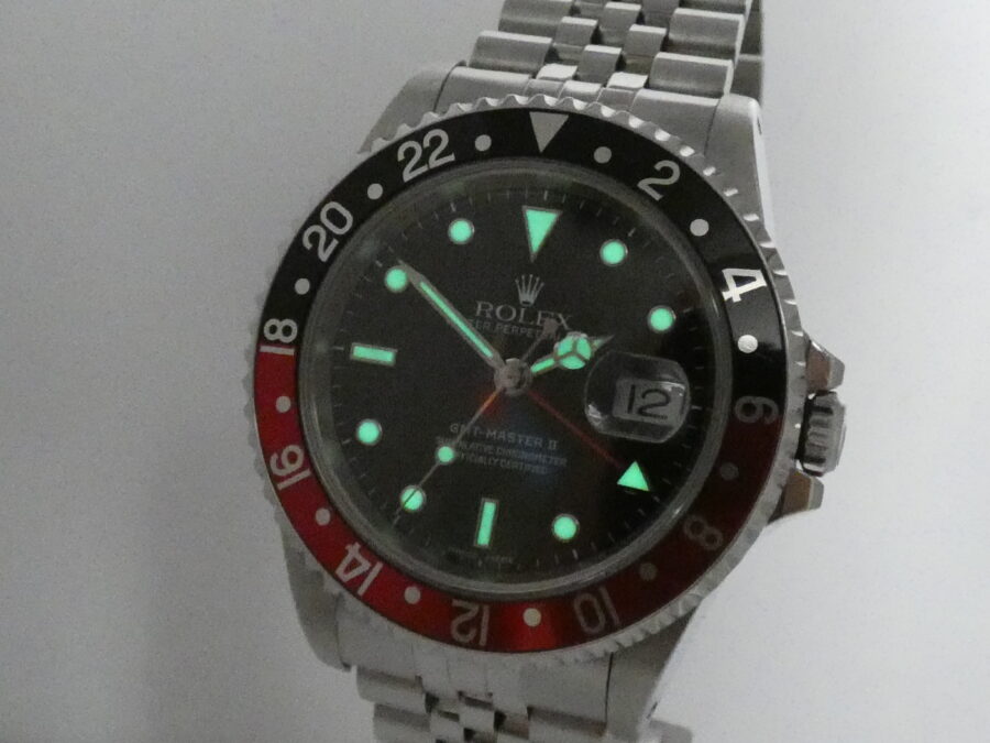 Rolex GMT-Master II Jubilee 16710 Coke BOX&PAPERS Never Polished ANNO 2001 Automatico Acciaio - immagine 9
