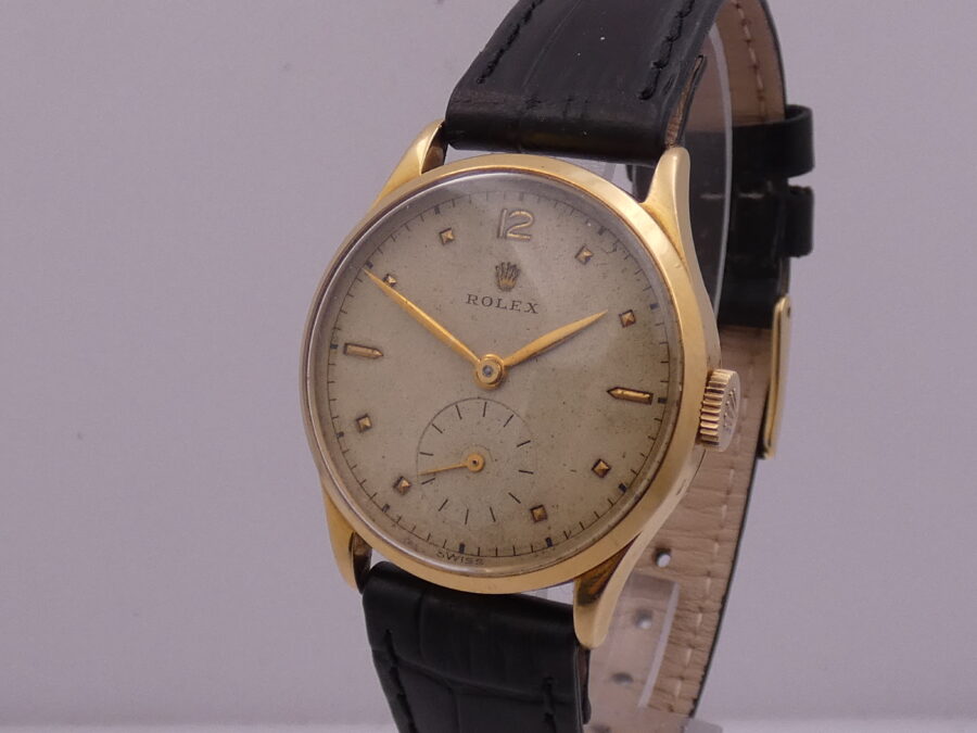 Rolex Precision Chronometer 2552 18Kt Solid Gold YEAR 1955 Manual Winding - immagine 10