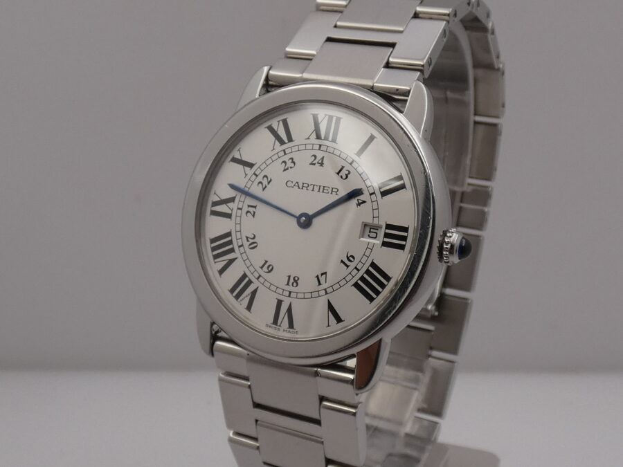 Cartier Ronde Solo de Cartier 2934 36mm With Bracelet Swiss Made Acciaio ANNI '2000s - immagine 9