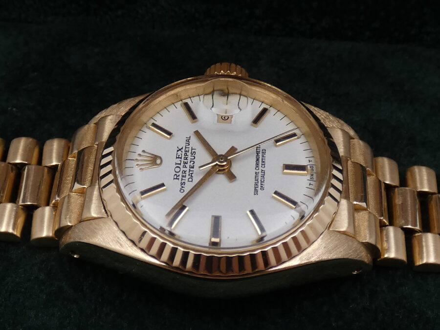 Rolex Lady-Datejust 6917 President 18Kt Solid Gold Automatico Anno 1979 - immagine 9