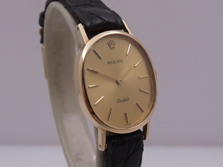 Rolex Orchid Lady 18Kt Solid Gold Hand Winding JUST SERVICED Anno 1981 Ref. 2667 - immagine 10
