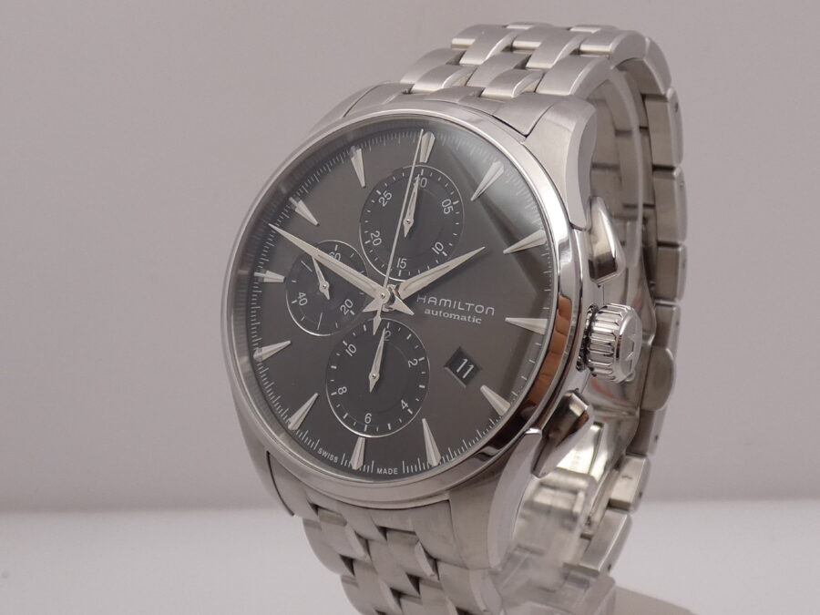Hamilton Jazzmaster Auto Chrono Cronografo N.O.S Automatic BOX&PAPERS May 2025 Acciaio New Old Stock - immagine 9
