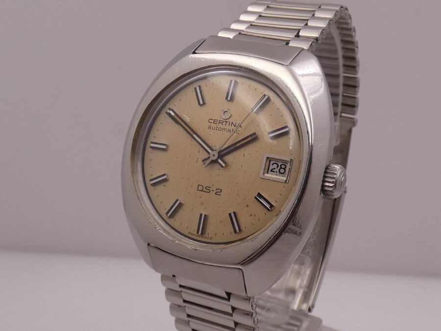 Certina DS-2 Turtle Ds-2 Vintage 38mm Automatic Date SERVICED '70s Acciaio With Bracelet Ref. 5801 300 - immagine 10
