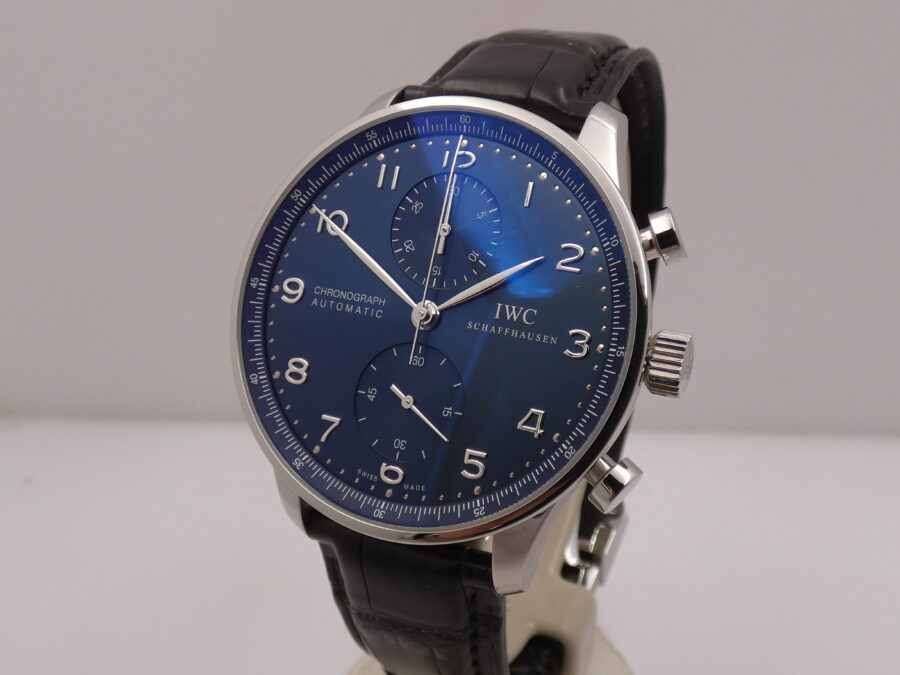 IWC Cronografo Portoghese IW371491 With PAPERS Automatico Anno 2019 TOP CONDITION Acciaio - immagine 9