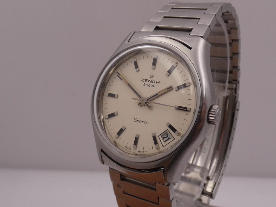 Zenith Stellina Sporto 28800 37mm Steel Anni '70s Hand Winding Cal. 2562C Ref. 01-1310-274 - immagine 8