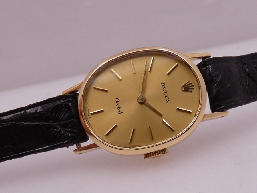 Rolex Orchid Lady 18Kt Solid Gold Hand Winding JUST SERVICED Anno 1981 Ref. 2667 - immagine 11