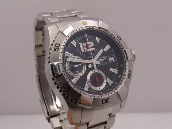 Longines HydroConquest Chronografo 300m Automatic With BOX Acciaio Anni'2000s With Bracelet